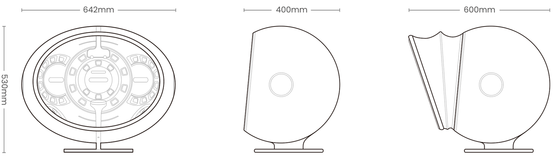 Eve Muse dimensions